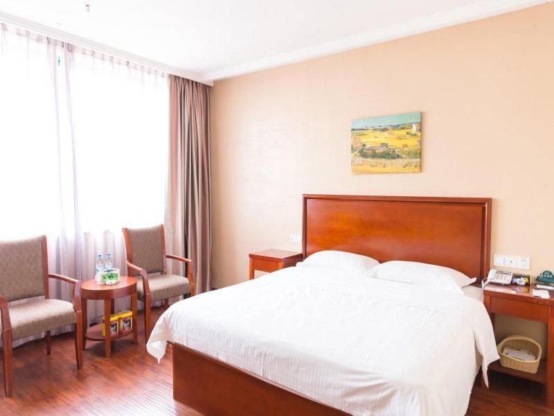 Greentree Inn Jiangsu Suzhou Kunshan High Speed Rail Station Hengshan Road Express Hotel Exterior foto