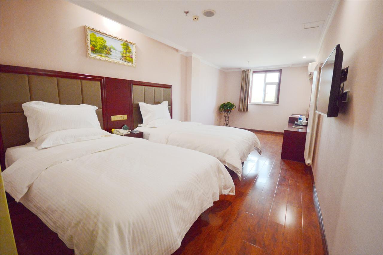 Greentree Inn Jiangsu Suzhou Kunshan High Speed Rail Station Hengshan Road Express Hotel Exterior foto